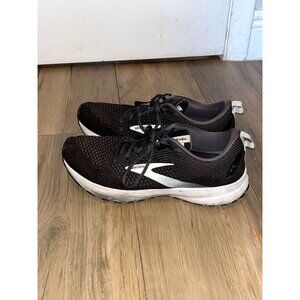 Brooks Revel Mens Running Shoes Black/White Size 11
